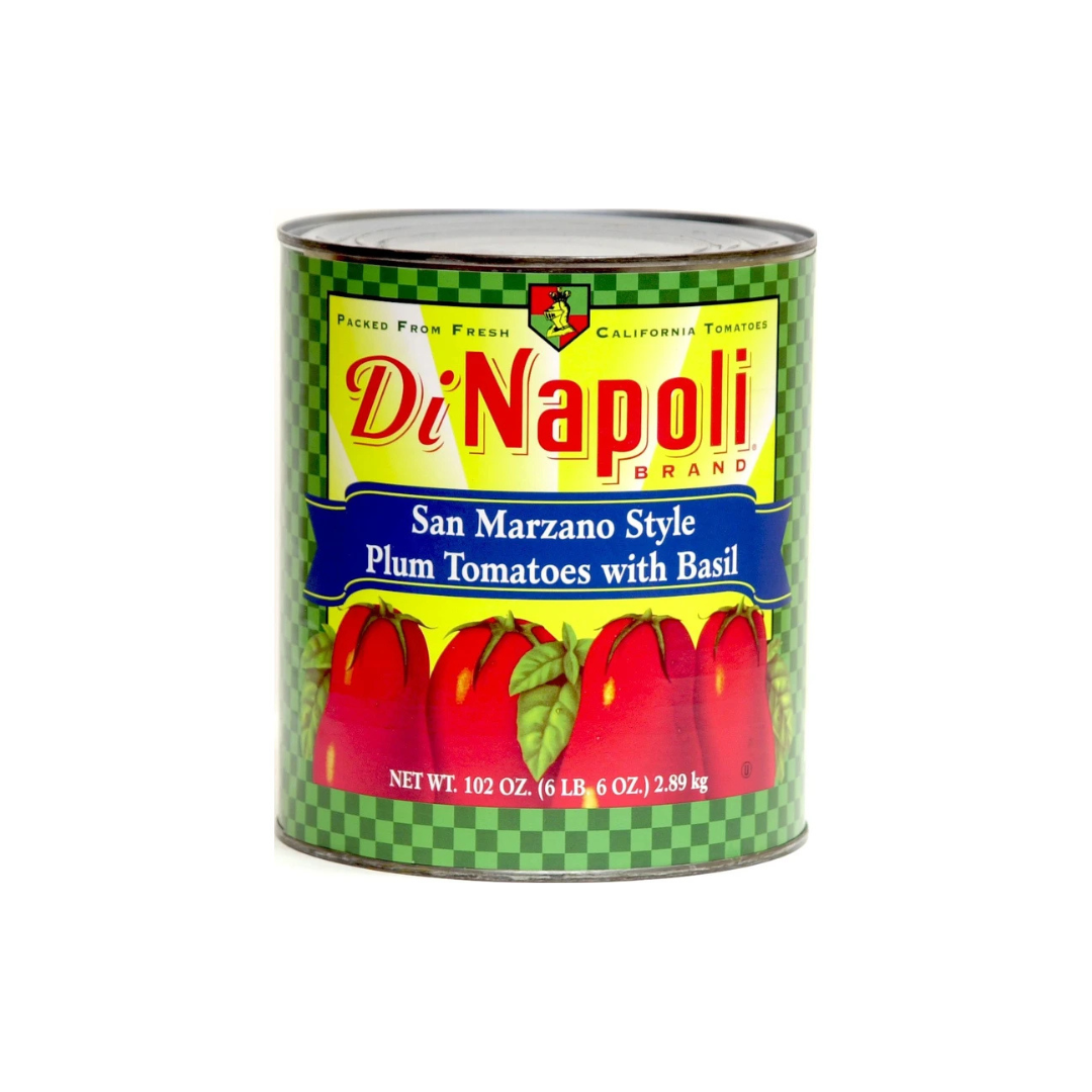 San Marzano Style Tomatoes with Di Napoli Basil 2.89 kg